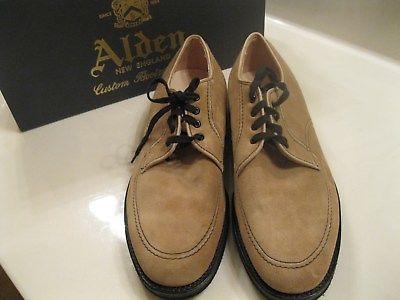 Alden 46402 Sand Suede Mocc Toe Blucher