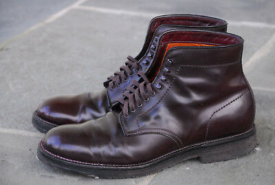v*h様 新品未使用 ALDEN 4600H 8HD PLANE TOE Alden 4600H Color 8 Shell Cordovan Plain Toe Boot | Alden