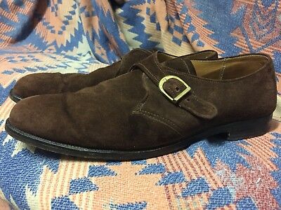 Alden 1652 Brown Suede Monk Strap