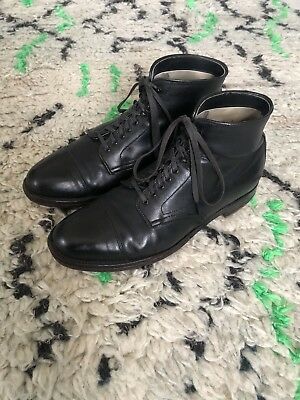 Alden 40715H Black Calfskin Cap Toe Boot