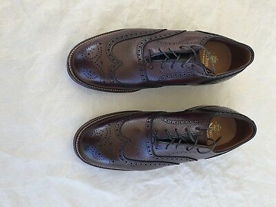 Alden D6304 Brown Scotch Grain Wing Tip Bal