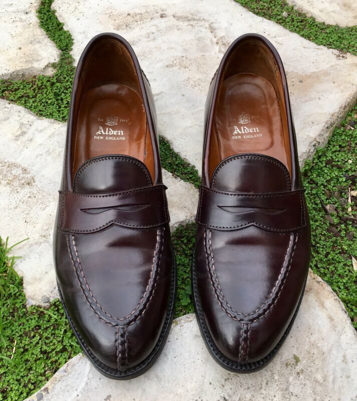 ALDEN×NATORIYA N2409L 8D Alden 67162 Color 8 Shell Cordovan Norwegian Split Toe