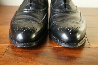 Alden 0928 Black Calfskin Wing Tip Bal