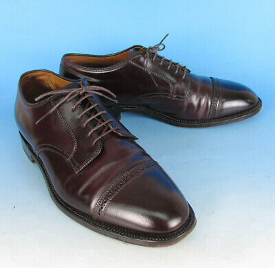 Alden 43538 Color 8 Shell Cordovan Perforated Straight Tip Blucher
