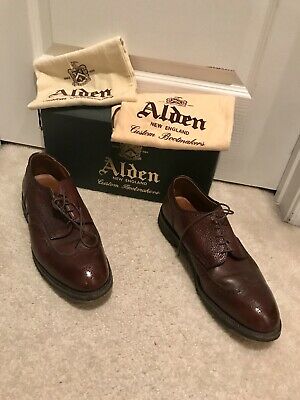 Alden 20810 Brown Scotch Grain Short Wing Tip Blucher