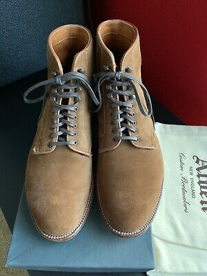 Alden D5819H Snuff Suede Plain Toe Boot