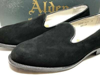 Alden 88122 Black Suede Slip-On Loafer