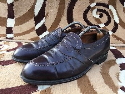 Alden 573 Burgundy Kidskin LHS / Penny Loafer