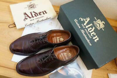 Alden 99736 Burgundy Calfskin Saddle Shoe