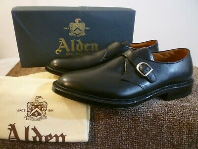 Alden D6410C Black Alpine Grain Monk Strap