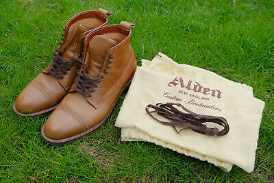 Alden 44926HC Natural Chromexcel Perforated Cap Toe Boot