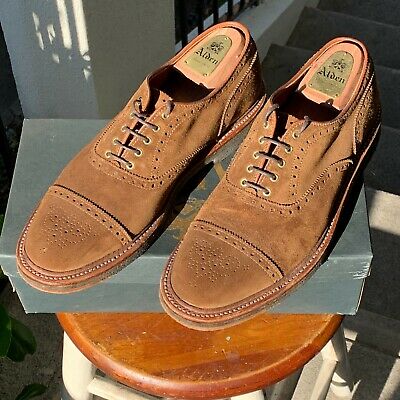 Alden M4303 Snuff Suede Medallion Tip Blucher