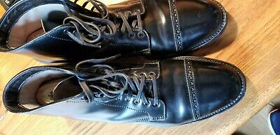 Alden D6847C Black Shell Cordovan Perforated Cap Toe Boot