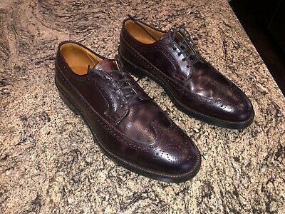 Alden 97580 Color 8 Shell Cordovan (Scotch Grain) Long Wing Blucher