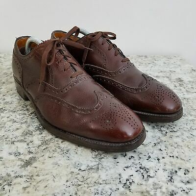 Alden 9704F Brown Scotch Grain Wing Tip Bal
