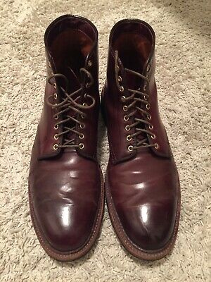 Alden 45148 Color 8 Shell Cordovan Plain Toe Boot
