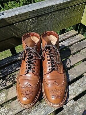 Alden 44625 Natural Chromexcel Wing Tip Boot