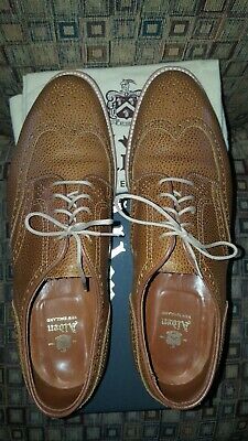 Alden D6504 Tan Country Calf Short Wing Tip Blucher