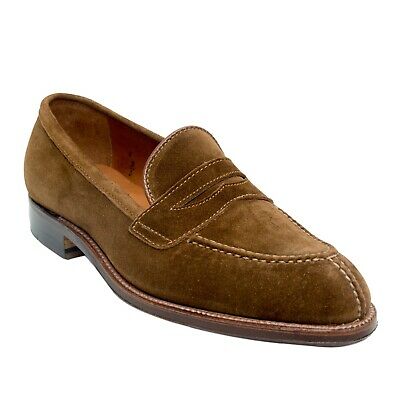 Alden D8203F Snuff Suede Norwegian Split Toe Loafer