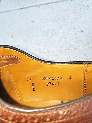 Alden 9704F Brown Scotch Grain Wing Tip Bal