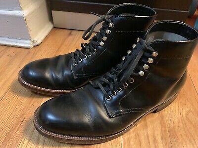 Alden D5818H Black Calfskin Plain Toe Boot