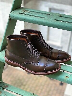 Alden D7825 Cigar Shell Cordovan Perforated Cap Toe Boot