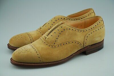 Alden 51641F Tan Suede Medallion Tip Bal