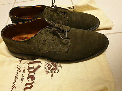 Alden 29343F Hunting Green Suede Plain Toe Dover
