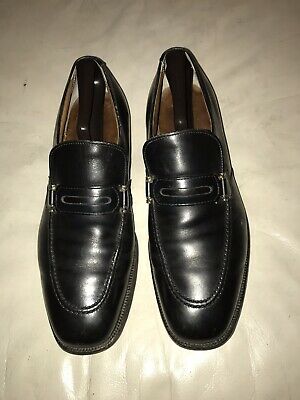 Alden 566 Black Calfskin Horse Bit Loafer
