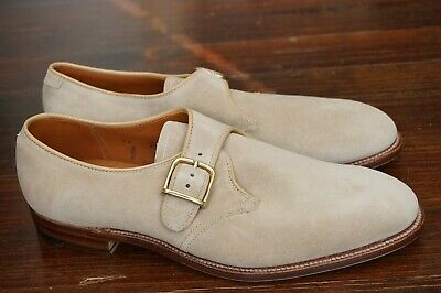 Alden 15771F Milkshake Suede Monk Strap