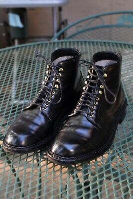 Alden D7807HC Black Shell Cordovan Plain Toe Boot