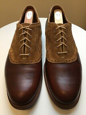 Alden 99738 Brown Chromexcel and Tan Suede Saddle Shoe