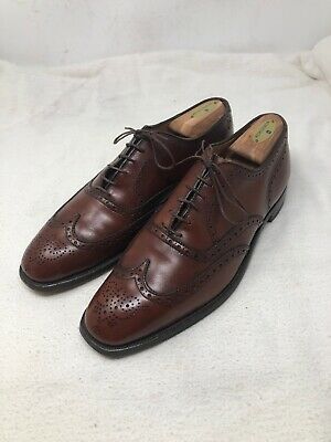 Alden 1998 Brown Calfskin Wing Tip Bal