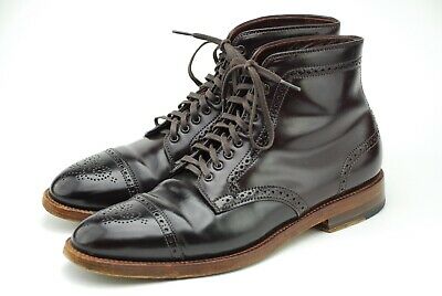 Alden D6819 Color 8 Shell Cordovan Medallion Cap Toe Boot
