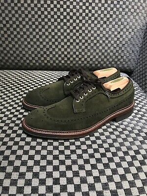Alden D8527C Hunting Green Suede Long Wing Blucher