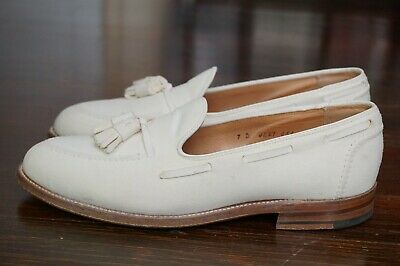 Alden 62443F White Suede LHS / Penny Loafer | Alden Model Project