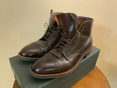 Alden D6873HC Color 8 Shell Cordovan Perforated Cap Toe Boot