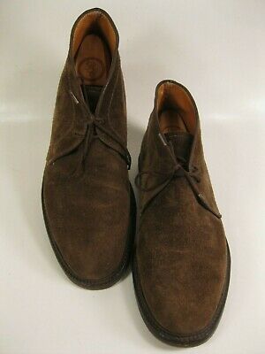 Alden 1472 Dark Brown Suede Chukka