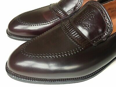 Alden 3215 Color 8 Shell Cordovan Medallion Loafer