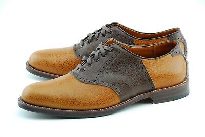 Alden D5304 Tan and Dark Brown Country Calf Saddle Shoe