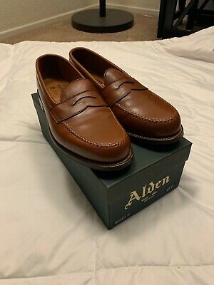 Alden D6213F Cognac Calfskin LHS / Penny Loafer