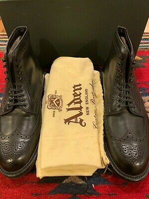 Alden D4822HC Black Chromexcel Wing Tip Boot