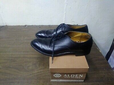 Alden 590 Black Shrunken Calf Mocc Toe Blucher
