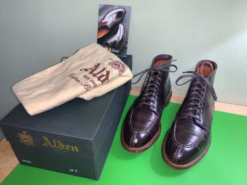 Alden D7922 Color 8 Shell Cordovan NST Tanker Boot | Alden