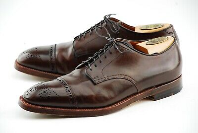 Alden D7503 Dark Brown Calfskin Medallion Tip Blucher