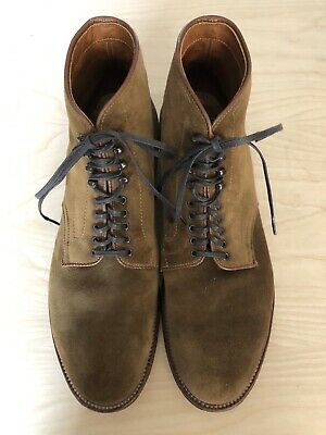 Alden D5819H Snuff Suede Plain Toe Boot