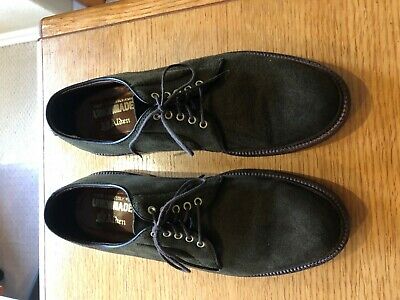 Alden D3403 Hunting Green Suede Plain Toe Blucher