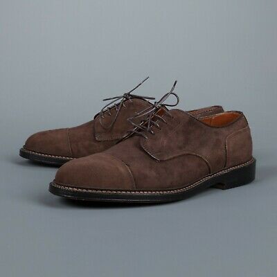 Alden M6507F Mocha Kid Suede Straight Tip Blucher