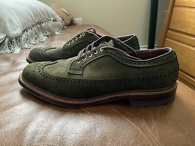Alden D8527C Hunting Green Suede Long Wing Blucher