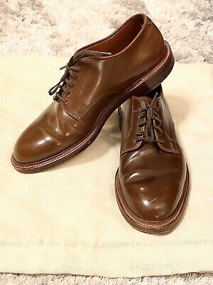 Alden D4405 Ravello Shell Cordovan Plain Toe Dover